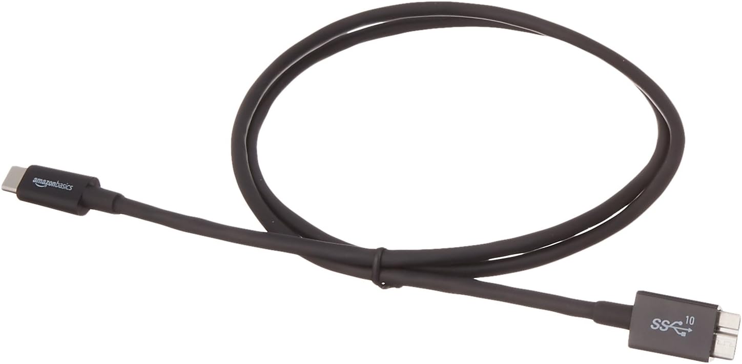 Amazon Basics USB-C to Micro USB 3.1 Gen 2 Fast Charging Cable, 10Gbps High-Speed, 3 Foot, Black - Image 4