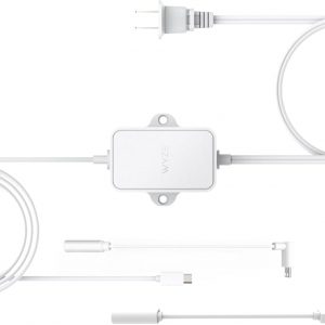Wyze Outdoor Power Adapter, Works with Wyze Cam v3/v3 Pro/v4, Cam OG, Pan v3 and Battery Cam Pro(L-Shaped Micro-USB Adapter Included)