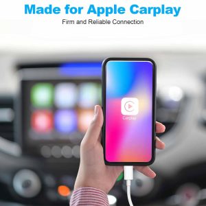 Car Apple Carplay Cable，USB A to Lightning Cable 3FT Compatible with iPhone 14 13 12 11 Pro Max XR XS X Charger Cord，Car Charging Cord