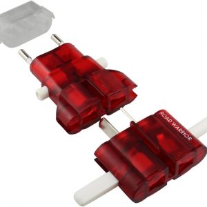 ROAD WARRIOR International Travel Plug Adapter Europe/UK/Australia/USA/India/China Does Not Convert Voltage Slim RW101CR