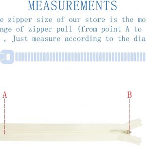 ANPURZII 10PCS #3 20 Inch Beige Invisible Zippers for Sewing Skirts, Nylon Coil Bulk Zippers for Pocket, Pillow(Beige 20″ 10PCS)