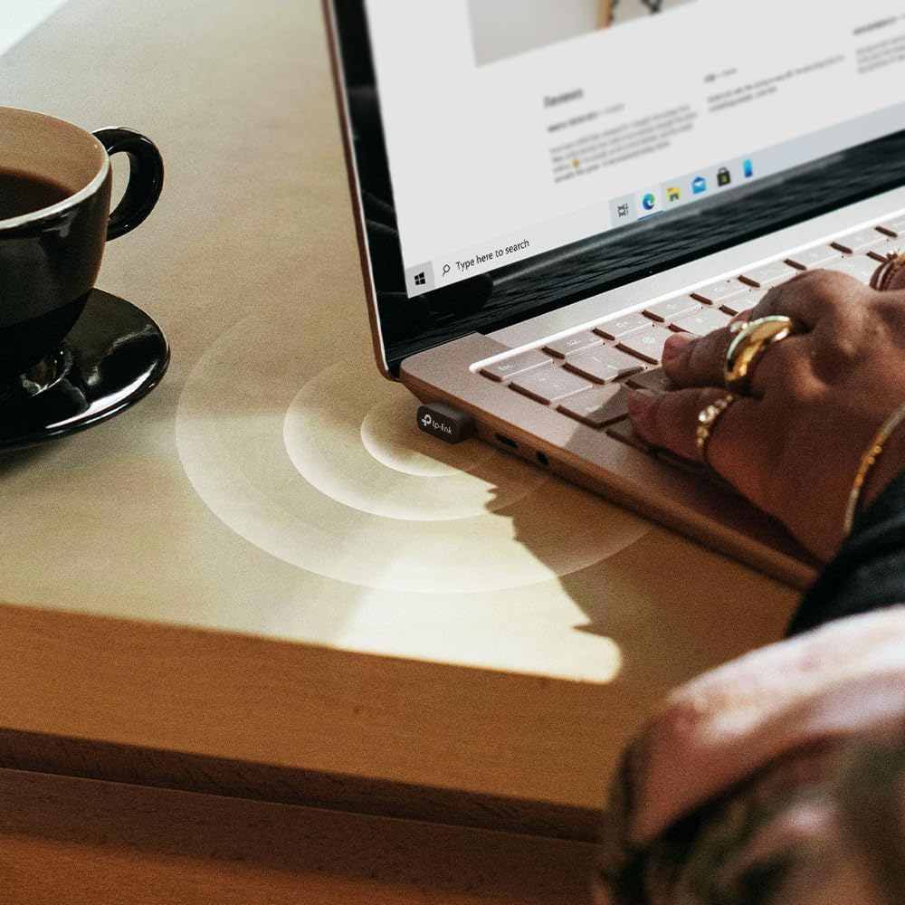 TP-Link 2-in-1 USB Bluetooth WiFi Adapter Archer TX10UB Nano | AX900 WiFi 6 BT 5.3 USB 2.0 Adapter for Desktop PC | Dual-Band WiFi Dongle | OFDMA, MU-MIMO, WPA3 | Travel Size | Supports Windows 11,10 - Image 8