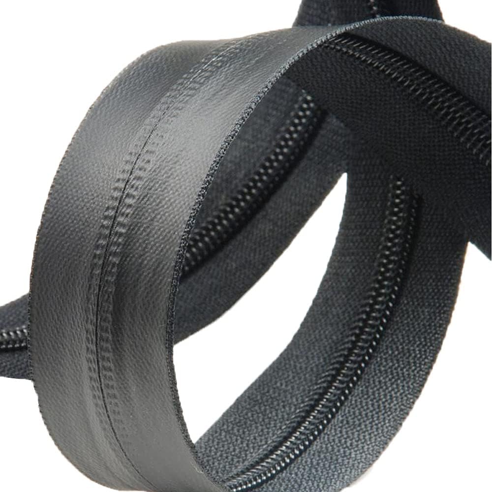 MebuZip 2PCS 26 Inch Waterproof Zippers Black #5 Separating Waterproof Zippers Bulk for Sewing Tailor Crafts Clothes Jackets Down Coats Raincoats (26" 2pcs) - Image 3