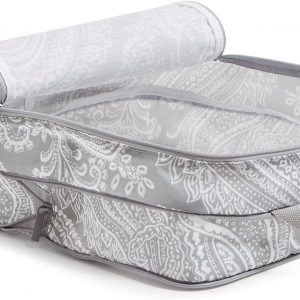 Compression Packing Cube 3-Piece Set, Cloud Gray Paisley, One Size