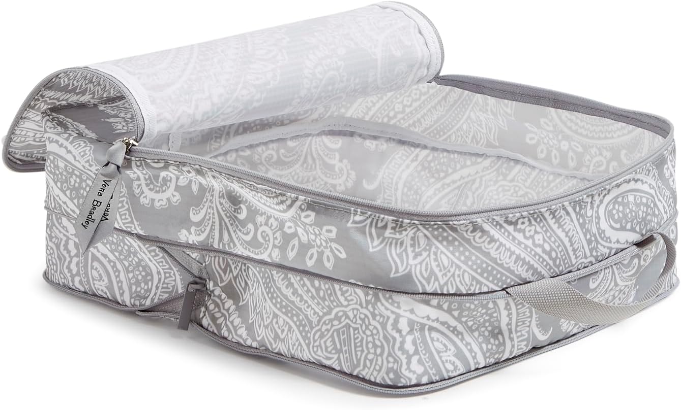 Compression Packing Cube 3-Piece Set, Cloud Gray Paisley, One Size - Image 2