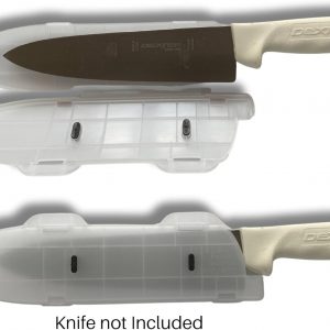 Blade Guard Knife Blade Protection Cover, Secure Fit Sheath for Storage or Transport – Chef’s Kitchens, Travel & Outdoor Use, Dishwasher Safe BPA-Free (8in)