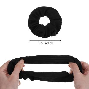4PCS Satin Scrunchies with Zipper Pocket for Women, Scrunchy Ponytail Holder Stash, Hair Ties with Hidden Pocket, Frizz Free, Gentle, Stylish Hair Accessories, Secret Compartment Items
