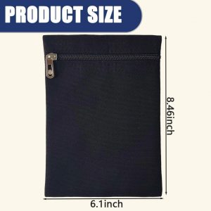 Sew-in Side Pocket with Zipper Coat Inside Pocket Sewing, Hidden Pockets for Travel Jacket,Shirt,Jacket,Robes,Hoodie,Sweater