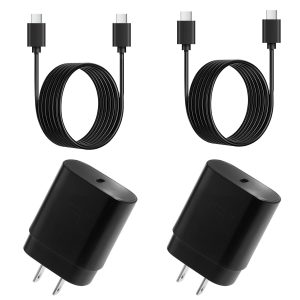 Super Fast Samsung Android Phone Charger,25W Samsung Charger Fast Charging,2Pack Quick Type C Chargers 10FT USB C Chargers Cable for SamsungGalaxy S25 Ultra/S25+/S24/S24 FE/S23/S22 FE/S21+/S20/A53/A36