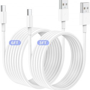 3ft / 6ft Car Carplay Cable for Apple iPhone 17 Pro Max/17 Air/16 Pro /15 Plus, Long USB A to USB C Car Play Charger Cord, iPad Pro 12.9/11,10th,Air 5th/4th,iPad mini 6th Gen Charging Cable 3/6 Feet