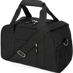 SeaRock 14 inch Small Gym Bag for Men & Women, Mini Duffle Bag for Travel Sports, Lightweight Carry On Duffel Bag, Black