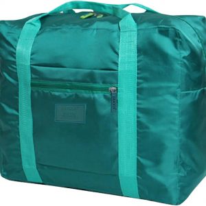 Travel Duffel Bag Lightweight Foldable Travel Bag for Women and Men Waterproof Tote Carry On Luggage Weekender Overnight Bag (Green)