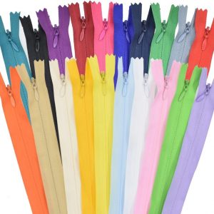 40Pcs Nylon Invisible Sewing Zippers, for DIY Handmade Garment Bags Home Textile Tailor Sewing Craft Sewer Crafter’s Special 20 Color (30cm/12inch)