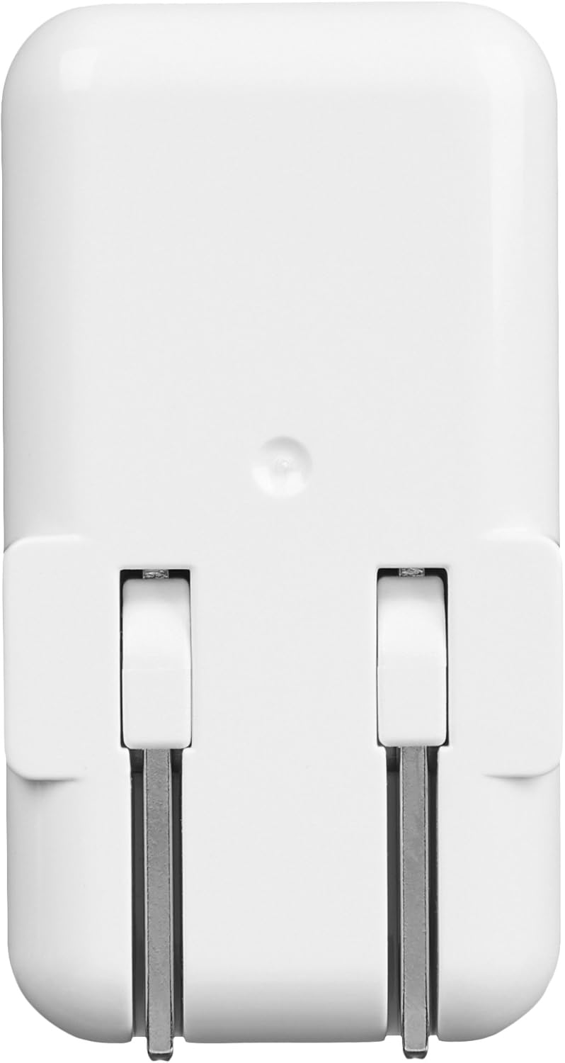 Amazon Basics 24W Two Port USB-A Wall Charger (12W, 2.4A per port) for Phones (iPhone 16/15/14/13/12/11/X, Samsung, and more), non-PPS, White - Image 4