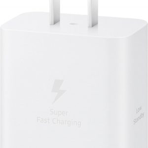 Samsung 45W Wall Charger Power Adapter, Cable Not Included, Super Fast Charging for Galaxy Phones, Tablets and USB Type C Devices, Low Standby Power Consumption, EP-T4511NWEGUS, White