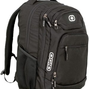 OGIO 411069.03 Black/Silver Excelsior Carry-On Commuter Backpack