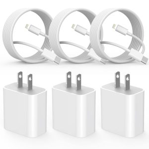 Fast Charger iPhone,i Phone Charge Cable,3Pack iPhone Charger Fast Charging 6Foot Phone Charging USB C Charge Adapter 6FT Type C to Lightning Cable for iPhone 14 Pro Max/14 Plus/13/12 Mini/11/10/XS/SE