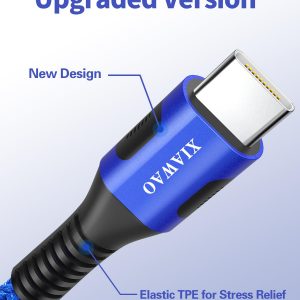 XIAWAO USB to USB C Cable, [6 Pack] for iPhone 17 16 15 Charger Cord Fast Charging, Type C Cord for iPhone 15 16 17 Pro/Pro Max/Plus, Samsung Galaxy S25 S24 S23 S22 A55 A35 A26 A25 A17 A16 A15