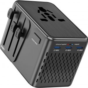 Travelconverter Adapter Voltage Converter That Steps Down 220 Volts to 110 Volts for use in Over 200 Countries,Including The U.S., U.K., Europe, and Australia