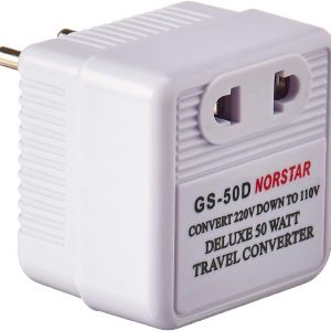 50 Watt Step Down Converter – International Travel Converter – 220-240 V to 110-120 V