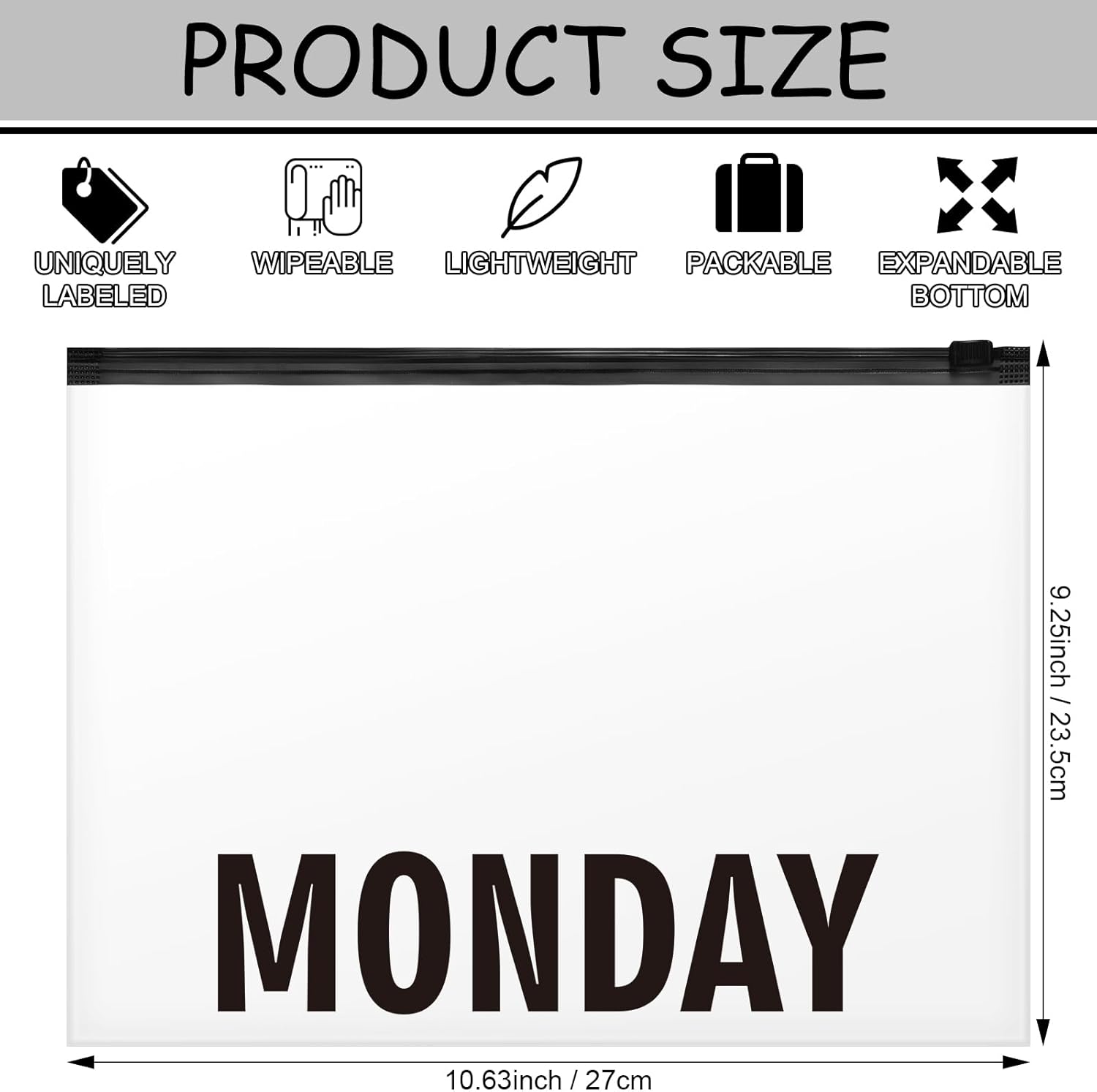 Yeaqee 14 Pcs Kids Packing Cubes for Travel Days of Week Daily Outfit Suitcase Organizers Pouches Hospital Bag for Boys Girls Family Vacations Summer Camp Suitcase - Image 2