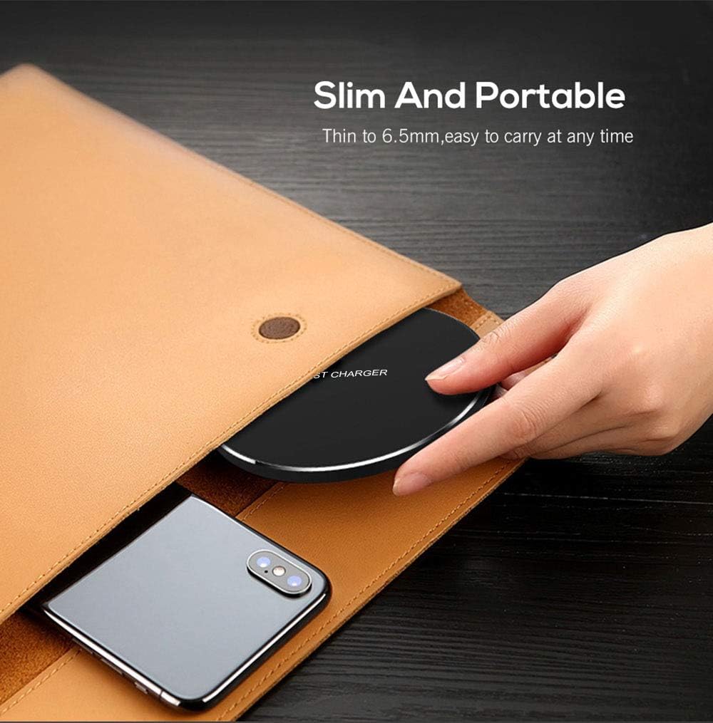 Fast Wireless Charger,20W Max Wireless Charging Pad Compatible with iPhone 17/17 Pro/16/15/14/13/12/SE/XS Max/XR,AirPods;FDGAO Wireless Charge Mat for Samsung Galaxy S25/S24/Note,Pixel/LG - Image 8