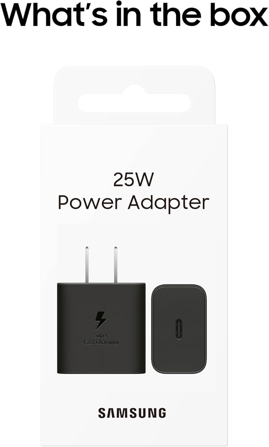 Samsung 25W Wall Charger Power Adapter, Cable Not Included, Super Fast Charging, Compact Design, Energy Efficient, Compatible with Galaxy and USB Type C Devices, Black - Image 6