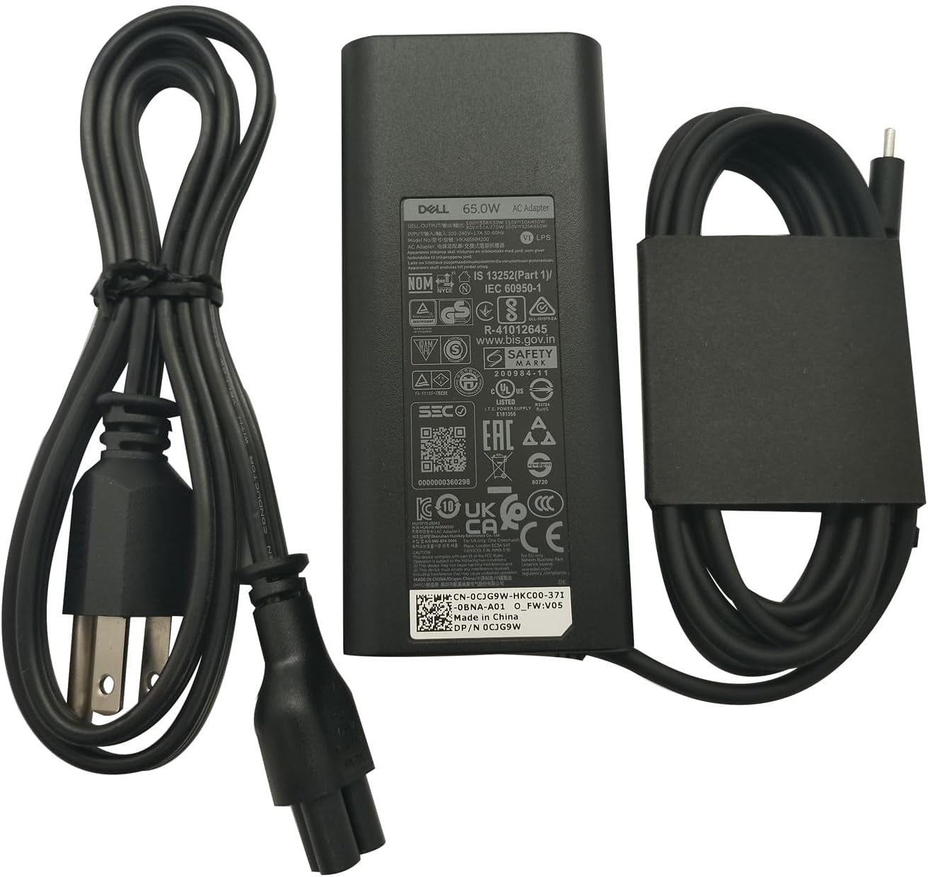 Dell Laptop Charger 65W Watt USB Type C AC Power Adapter Include Power Cord for Dell Latitude 3340 3440 3540 5340 5440 5540 7340 7440 7640 9440 2in1 - Image 2