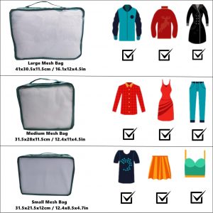 7 Pack Compression Packing Cubes for Suitcases, Travel Luggage Packing Organizers Bags, Carry On Luggage Organizer Set, Organizer Storage Bags, Travel Cubes for Clothes (Blackish Green)