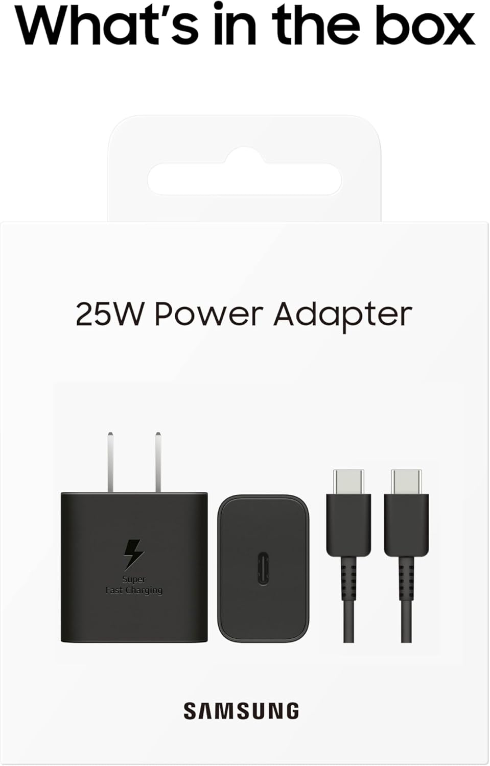 Samsung 25W Wall Charger Power Adapter with Cable, Super Fast Charging, Compact Design, Energy Efficient, Compatible with Galaxy and USB Type C Devices, Black - Image 9