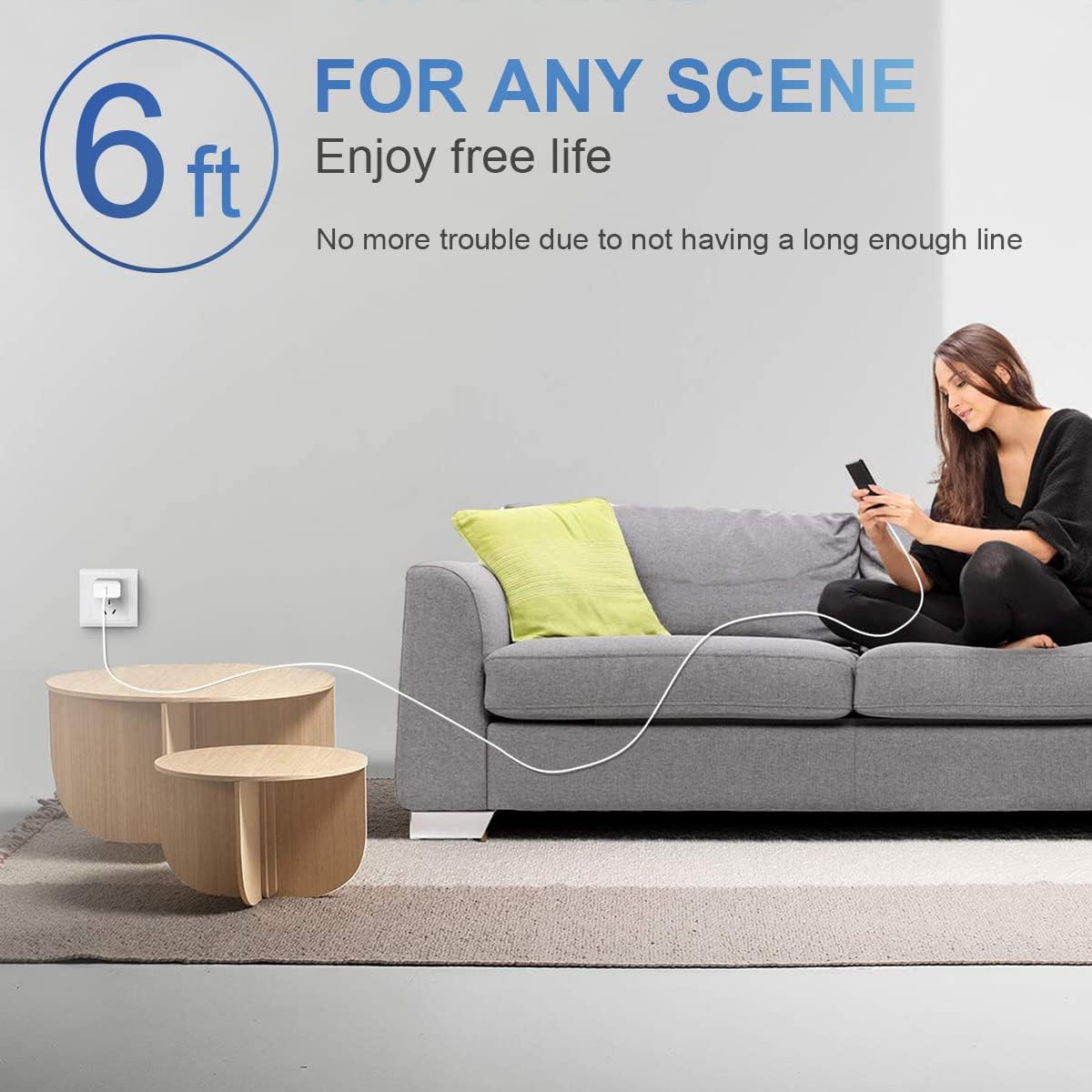 ROMITAZ iPhone Charger Fast Charging USB C Charger Block Type C Chargers Fast Charging 20W PD Wall Chargers with 6FT Cord for iPhone 14/14 Pro Max/13/13 Max/12/12 Pro Max/iPad - Image 7