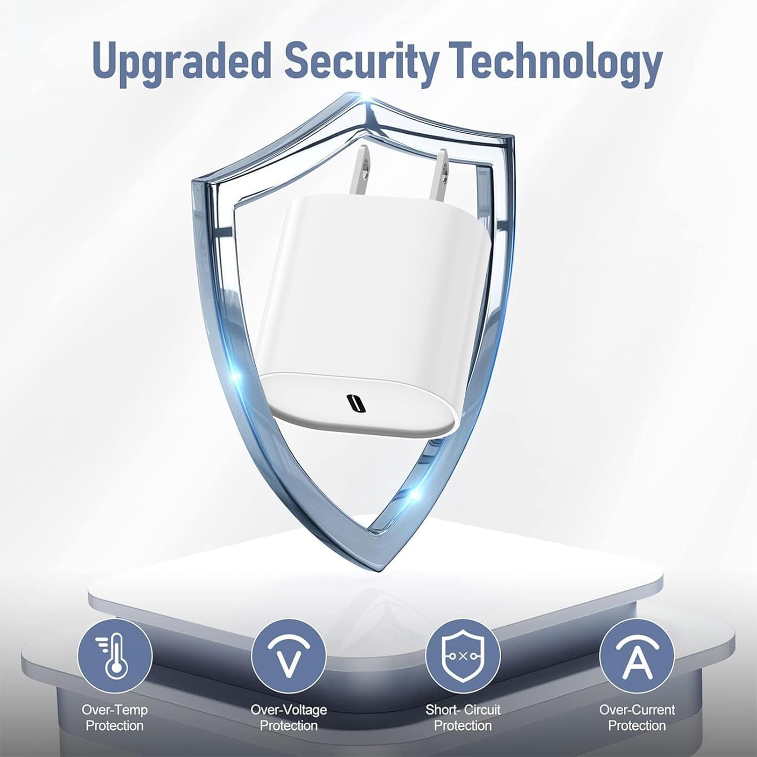 Essri Fast Charger for iPhone 14 13 12 Charge Fast Charging, 2Pack 6FT+10FT USB C to L Cable with 20W USB C for i Phone Charger Block, Compatible with iPhone 14 13 12 Pro/14 Plus/13 Pro Max - White - Image 3