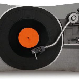 Solekla Retro Vintage Vinyl Record Pillow Covers 12″ x 20″ Lumbar Pillow Covers Home Decorative Cotton Linen Cushion Case for Sofa Couch Housewarming Family Room Décor