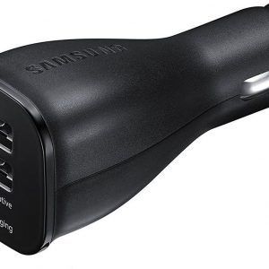 Samsung EP-LN920BBEGUS Fast Charge Dual-Port USB Car Charger – Retail Packaging,Black
