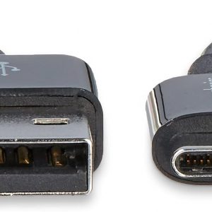 Amazon Basics 5-Pack USB-C to USB-A 2.0 Fast Charger Cable, 480Mbps Speed, USB-IF Certified, for Apple iPhone 16/15, iPad, Samsung Galaxy, Laptops, 6 foot, Black