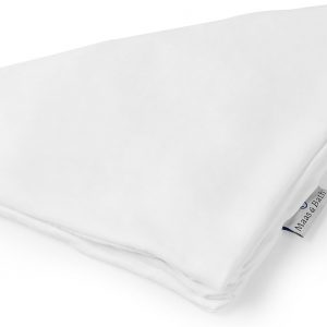 MAAS & BATH Ergo Z Pillowcase – Premium Breathable Pillow Case for Quality Sleep, Made with Machine Washable Non-Peeling Cotton Fabric, Easy-Open Hidden Zipper, Non-Toxic & Odorless