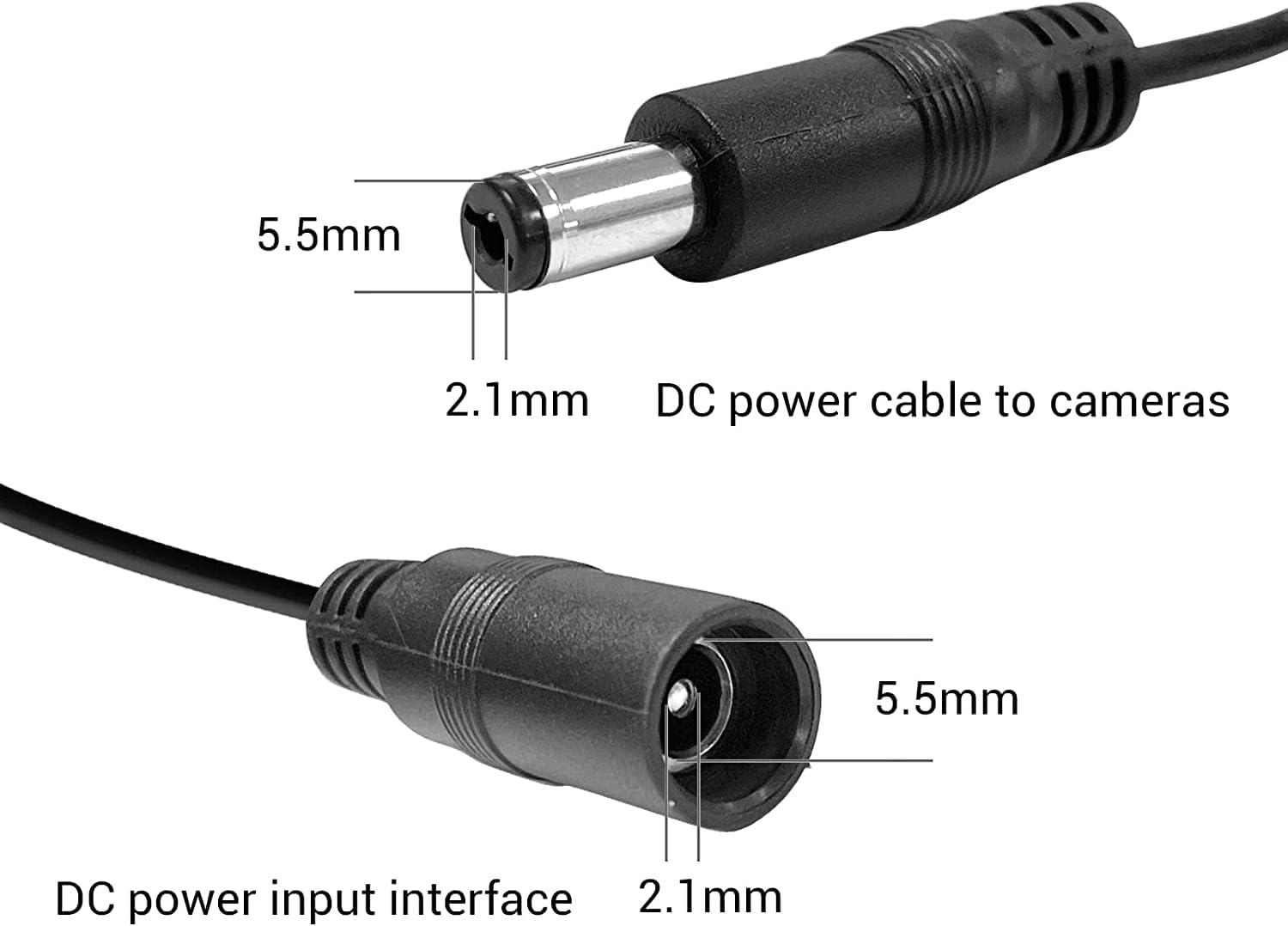 TIGERSECU 12V 8A Power Adapter for Security Cameras and DVRs, with 9-Way Splitter, 100V-240V, 2.1x5.5mm Power Supply, Compatible with Lorex, Night Owl, Swann, ZOSI, Reolink, Annke IP and BNC Cameras - Image 6