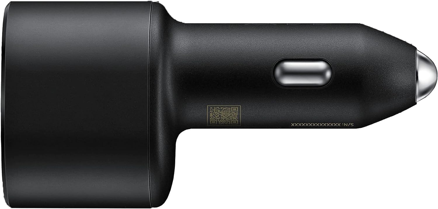 Samsung Super Fast Dual Car Charger (45W+15W) Dual Ports USB-C & USB-A - Black - EP-L5300XBEGWW - Image 2