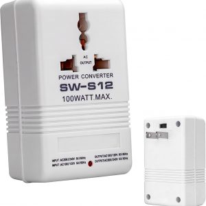 100W Two-Way Voltage Converter, AC 110V to 220V Step Up Voltage Converter, AC 220V & 110V Step Down Transformer, Universal Power Adapter Socket for Travel RV Camping, Small Appliances