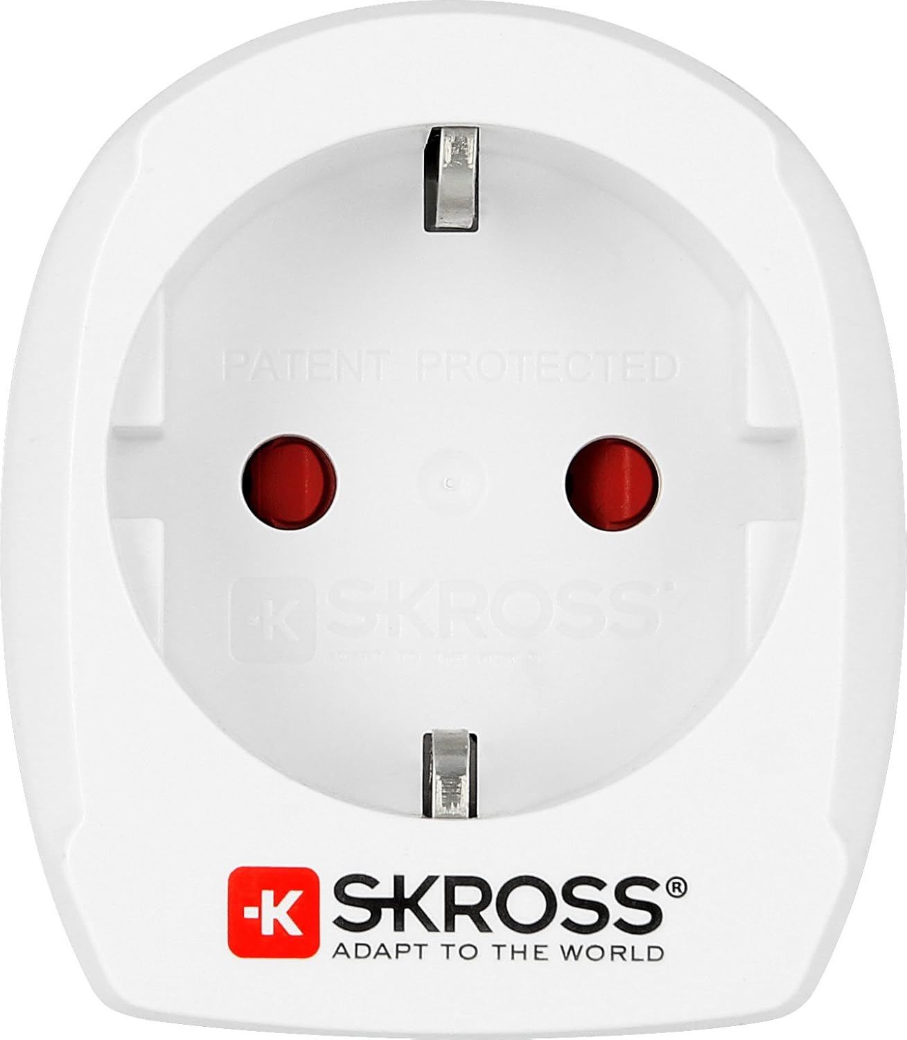 Skross Travel Adapter Europe Plug Schuko to USA - Image 2