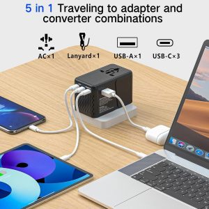 Travelconverter Adapter Voltage Converter That Steps Down 220 Volts to 110 Volts for use in Over 200 Countries,Including The U.S., U.K., Europe, and Australia