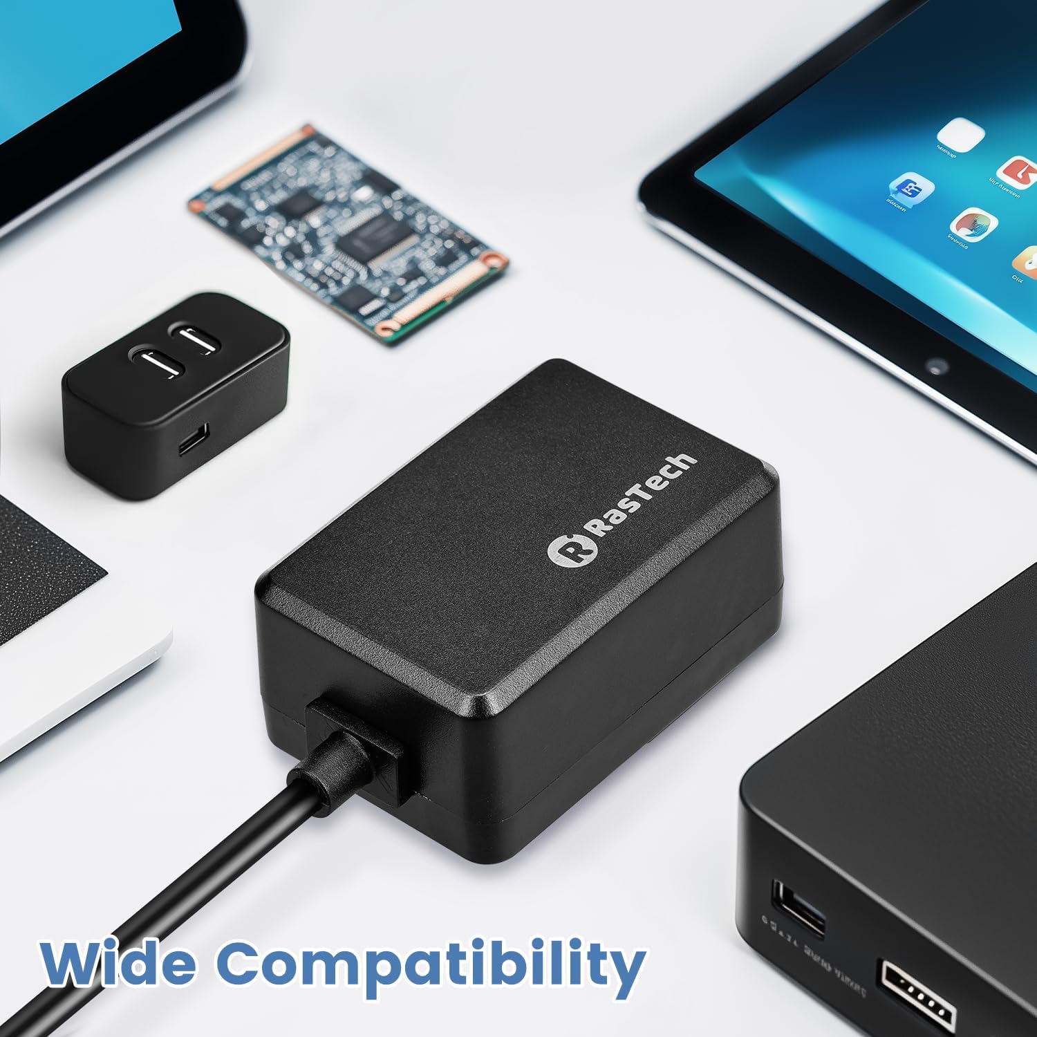 RasTech for Raspberry Pi 5 GaN PD 27W Power Supply 5.1V 5A USB-C Pi 5 Power Adapter for Raspberry Pi 5 16GB/8GB/4GB/2GB - Image 7