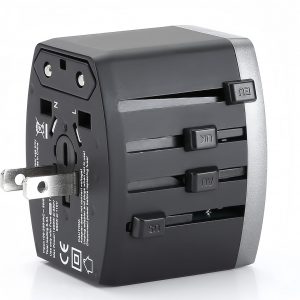 Variforma Universal Travel Adapter, Power Adapter Travel Charger w/QC 3.0 USB Port and PD 30W Fast Charger, International Plug Adapter, Outlet Converter Worldwide US to Europe EU AU UK US