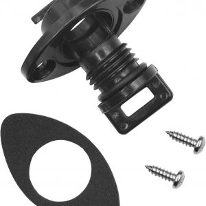 METER STAR 5pcs Universal Drain Plug Kit,Kayak Drain Plug Kit Thread Bung for Kayak Canoe Boat Set of 5 Drain Plug with 5 Rubber Gasket and 10 Screws