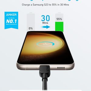 Anker USB C to USB C Cable,Type-C Fast Charging Cord (3FT,2Pack) for iPhone 17/16 Series,iPad Air 4,MacBook Pro 2022 and More (Black)