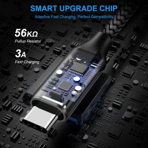 etguuds USB A to USB C Cable 5-Pack (3/3/6/6/10 ft), Fast Charging Type C Charger Cord for iPhone 17 16 15 Pro Max Plus Air, Samsung Galaxy S25 S24 S23 S22 S21 S20 A56 A17 A16, Pixel, Moto G, Gray
