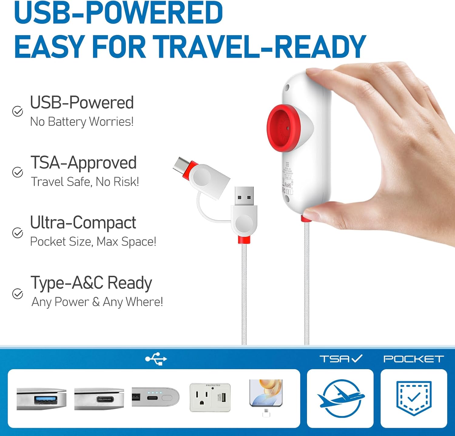 VMstr 12 Pack Travel Vacuum Storage Bags with USB Electric Pump, Compression Bags for Travel, Space Saver for Clothes and Clothing - Image 2