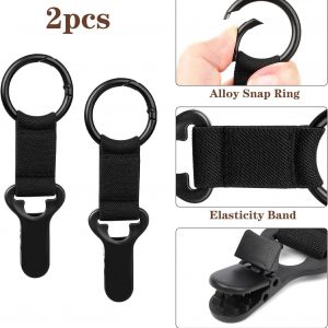 Niveaya Hat Clip for Travel on Bag – 2 Pack, Vacation Beach Cruise Essentials Accessory for Travel Handbag Backpack Luggage