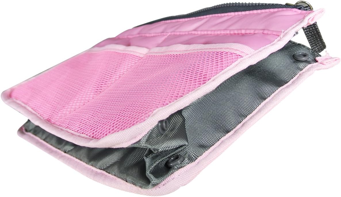 Wrapables® Unisex Bag Insert Organizer, Travel Bag Organizer (Pink) - Image 4