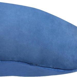 A1HC New Set of 2 Hypoallergenic Fine Soft Velvet Throw Pillow Covers Only, for Sofa, Bed, Vibrant Colors and Hidden Zipper. Enhance Your Living Space with Decorative Pillow 18″x18″, Prussian Blue